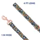 Product Top Paw® Botanical Floral Dog Leash - 4 Ft