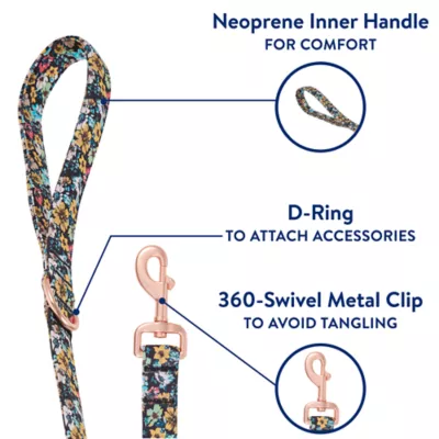 Product Top Paw® Botanical Floral Dog Leash - 4 Ft