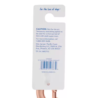 Product Top Paw® Botanical Floral Dog Leash - 4 Ft