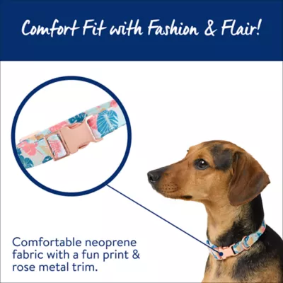 Product Top Paw® Tropical Leaves Dog Collar