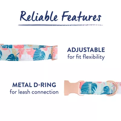 Product Top Paw® Tropical Leaves Dog Collar
