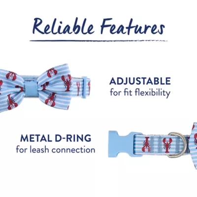 Product Top Paw® Blue Lobster Dog Collar with Bow