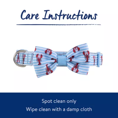 Product Top Paw® Blue Lobster Dog Collar with Bow