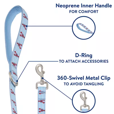Product Top Paw® Lobster Dog Leash - 4 FT