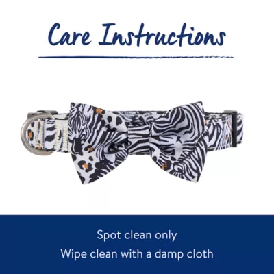 Product Top Paw® Blue Animal Dog Collar with Bow