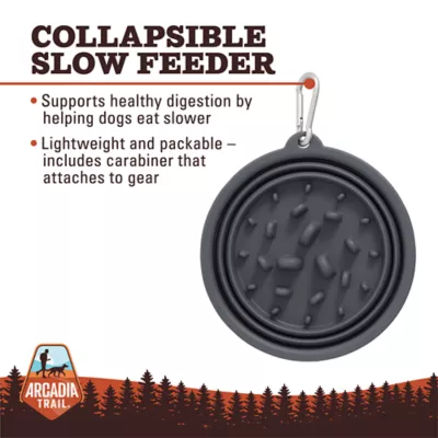 Product Arcadia Trail® Collapsible Slow Feeder Dog Bowl