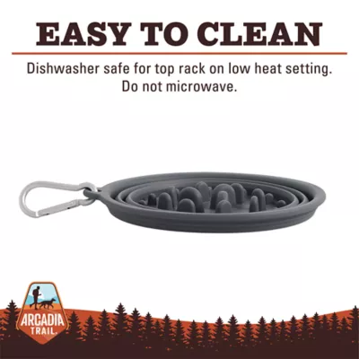 Product Arcadia Trail® Collapsible Slow Feeder Dog Bowl