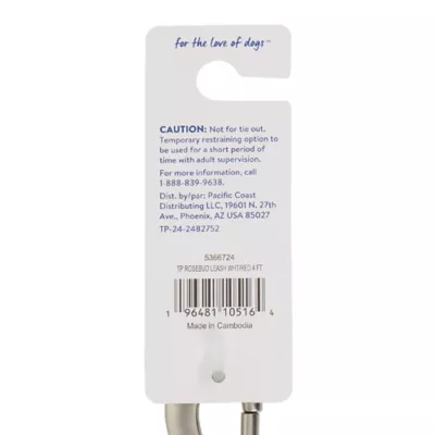 Product Top Paw® Rosebud Dog Leash - 4 Ft