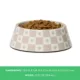 Product Top Paw® Checkered Melamine Dog Bowl, 24 oz