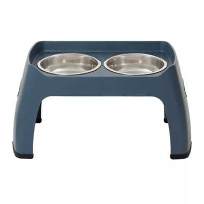 Product Top Paw® Blue Elevated Feeder