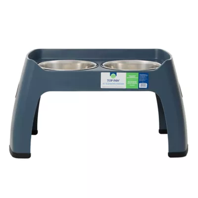 Product Top Paw® Blue Elevated Feeder