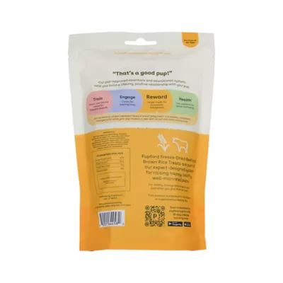 Product Pupford Beef and Brown Rice Crunchies Dog Treats 5 OZ