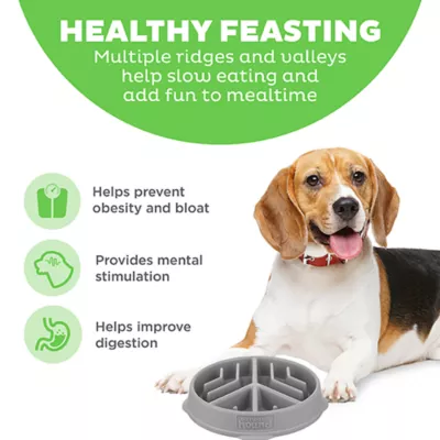 Product Outward Hound Fun Feeder Slow Bowl Peace