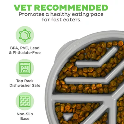 Product Outward Hound Fun Feeder Slow Bowl Peace