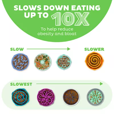 Product Outward Hound Fun Feeder Slow Bowl Peace