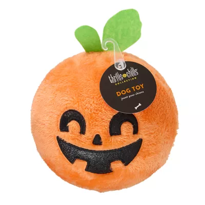 Product Thrills & Chills® Pumpkin Squeaky Dog Toy