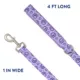 Product Top Paw® Paw Print Dog Leash - 4 Ft