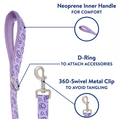 Product Top Paw® Paw Print Dog Leash - 4 Ft