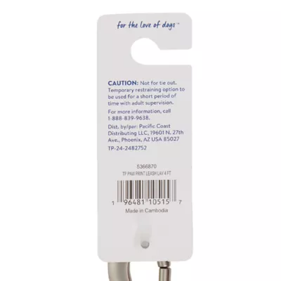 Product Top Paw® Paw Print Dog Leash - 4 Ft