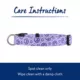 Product Top Paw® Purple Paw Print Dog Collar