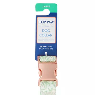 Product Top Paw® Green Leaves Dog Collar
