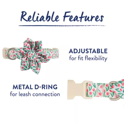 Product Top Paw® Rosebud Dog Collar with Bow