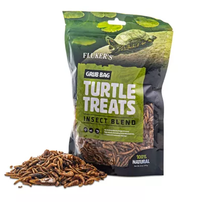 Product Fluker's Turtle Treats Grub Bag Insect Blend
