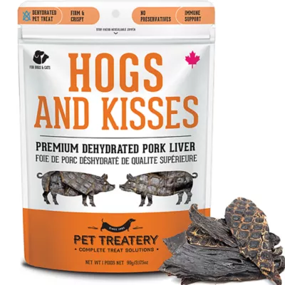 Product PET TREATERY Dog and Cat Treats - Dehydrated Pork Liver, 90g