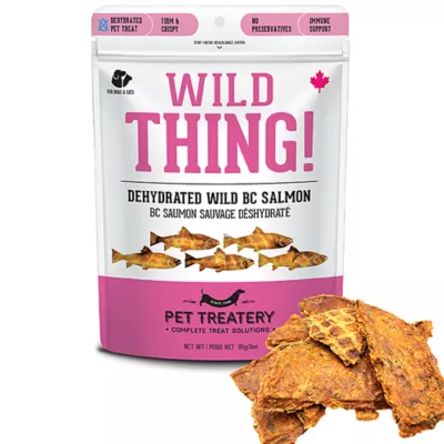 Product PET TREATERY Dog and Cat Treats - Dehydrated Wild BC Salmon, 85g