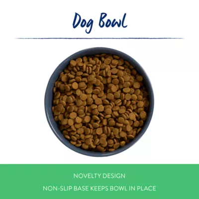 Product Top Paw® Novelty Dog Faces Stainless Steel Dog Bowl