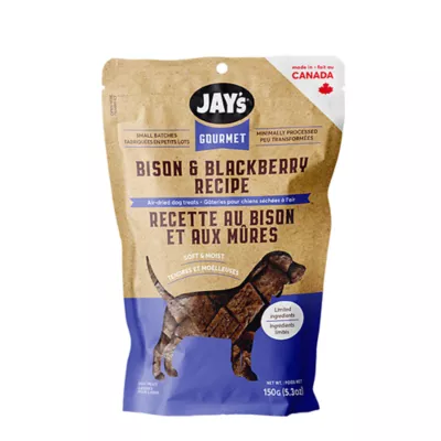 Product JAY'S GOURMET Dog Treats - Bison & Blackberry