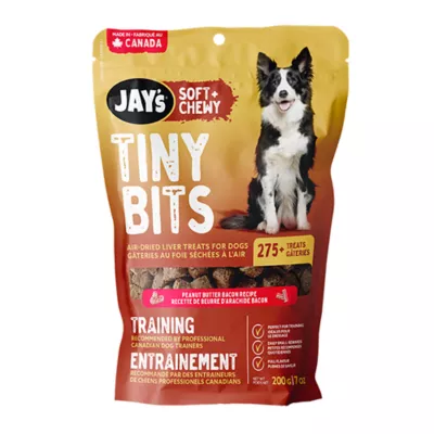 Product JAY'S TINY BITS Dog Treats - Peanut Butter Bacon