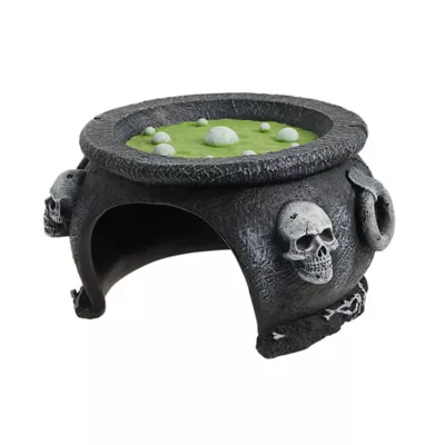 Product Thrills & Chills® Cauldron Hide Reptile Terrarium Decor