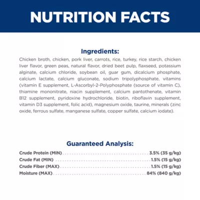 Product Hill's Science Diet Sensitive Stomach & Skin Adult Wet Dog Food Topper - Chicken & Rice, 2.8 oz