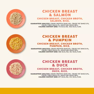 Product Applaws Cat - Broth, Chicken, Variety Pack, 36 CT, 88.92 OZ