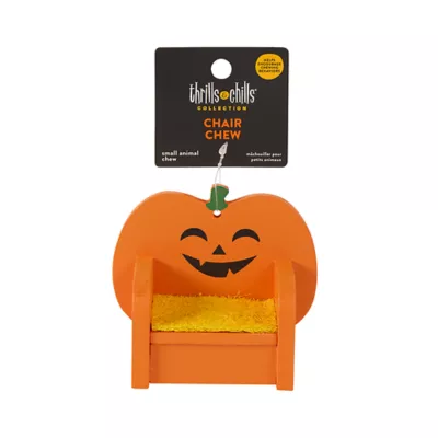 Product Thrills & Chills® Small Pet Pumpkin Chair Chew