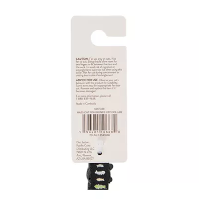 Product Thrills & Chills® Fish and Bones Cat Collar