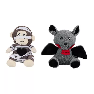 Product Thrills & Chills® Squeaker Bat & Monkey Plush Dog Toys - 2 PK