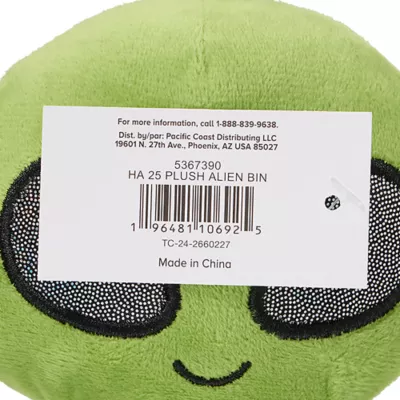 Product Thrills & Chills® Squeaker Plush Alien Dog Toy