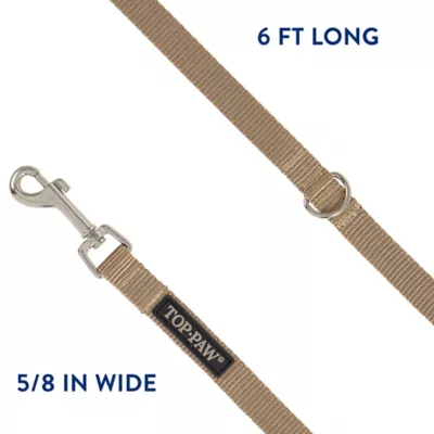 Product Top Paw® Core Khaki Dog Leash - 6 Ft