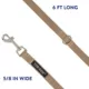 Product Top Paw® Core Khaki Dog Leash - 6 Ft