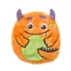 Product Thrills & Chills® Flattie Orange Monster Dog Toy with Squeaker & Crinkly Sounds