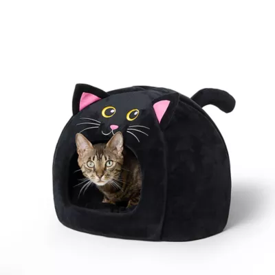 Product Thrills & Chills® Black Cat Hut with Scratcher