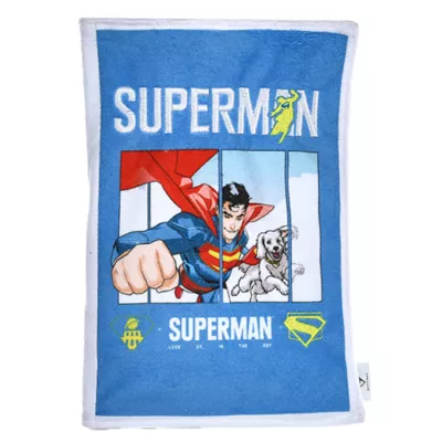Product DC Comics Superman Crinkle Comic Book Dog Toy 10"