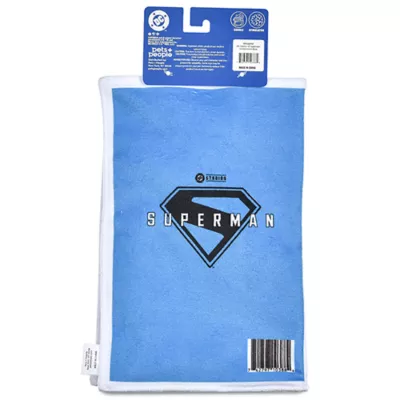 Product DC Comics Superman Crinkle Comic Book Dog Toy 10"