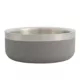 Product Full Cheeks™ Small Pet Grey Insulated Stainless Steel Food Bowl
