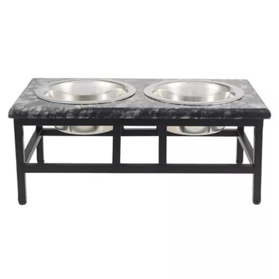 Product Top Paw® Stone Top Diner Dog Bowls