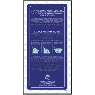 Product Calm Paws CALMING E-Collar, Blue