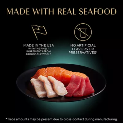 Product SHEBA Wet Cat Food, Salmon, Tuna, Trout, Variety Pack, 24 CT, 31.7 OZ