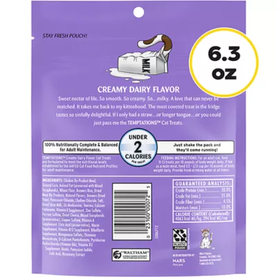 Product Temptations™ Classic Adult Cat Treats - Soft & Crunchy, Creamy Dairy